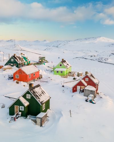 Winter in Aasiaat, Greenland